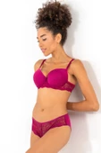 Miorre Push-Up Dolgulu Dantel Detaylı Sütyen Takım - 2
