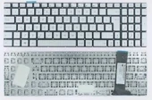 Asus N56VZ Uyumlu Notebook Klavyesi - Silver - TR - 1