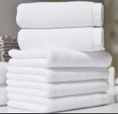 Nevresim Dünyası Otel Tipi 6'lı 50x90 Yüz Havlusu Beyaz - 1