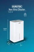 Kurutek KT20B Ev Tipi Nem Alma & Hava Temizleme Cihazı - 3
