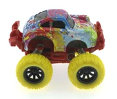 Die Cast Batik Desenli Sarı Teker Araba thumbnail 6