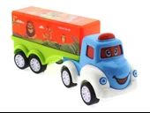 Çek Bırak Mini Sevimli Turuncu Tır thumbnail 1