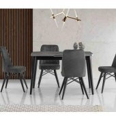 Polo Masa Retro Nil Sandalye Gri - 2