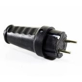 KAUÇUK ERKEK FİŞ MONOFAZE 220 V - 2