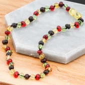 Bebek Damla Kehribar Diş Kolye - 2