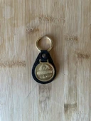 MURAT 131 ŞAHİN ANAHTARLIK VİNTAGE DERİ ANAHTARLIK ALTIN SARISI ANAHTARLIK - 1