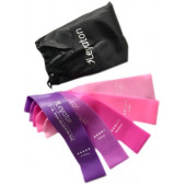 Leyaton Latex Aerobik Bandı 5'Li Set (NEW COLOR) Özel Çantalı - 1