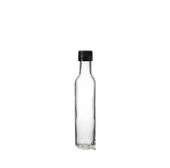 250ml şeffaf cam maraska şişe, 24 adet, zeytinyağı şişesi, cam şişe, sirke şişesi, - 1
