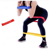Clifton Aerobik Band Pilates Plates Yoga Fitness Squat Çalışma Lastiği Latex Egzersiz Kırmızı - 1