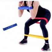 Clifton Aerobik Band Pilates Plates Yoga Fitness Squat Çalışma Lastiği Latex Egzersiz Lacivert - 1