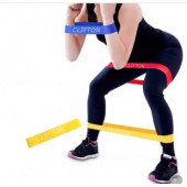 Clifton Aerobik Band Pilates Plates Yoga Fitness Squat Çalışma Lastiği Sarı - 1
