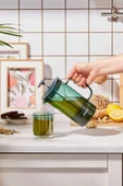 Valentina Borosilikat Cam French Press Green 1000 ml - 5