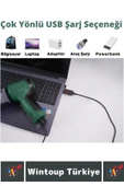 Premium 6000Pa Çekiş 2000mAh Pil USB Hızlı Şarj Çok Amaçlı Elektronik Kablosuz Araç İçi OTO SÜPÜRGE - 3