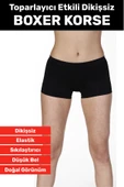 Özel Üretim İz Göstermez Düşük Bel Sıkılaştırıcı İnceltici Vücut Toparlayıcı Dikişsiz Boxer Korse thumbnail 1