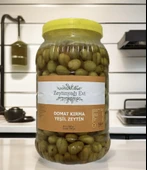 El Kırması Domat Sofralık Yeşil Zeytin İri Kalibre Pet Şişe 3000 Gram - 2