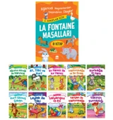 Ema - La Fontaine Masalları Hikaye - 19x27 cm 4 Farklı Kitap - 1