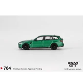 Mini GT 1/64 BMW M3 Competition Touring Isle of Man Green Metallic MGT00764 - 3