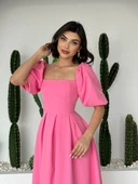 Lucky Life Kadın Benjamin Çan Etekli Midi Boy Elbise thumbnail 2