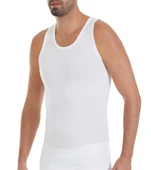 Yıldız Erkek Bambu Likralı Askılı Atlet 315/318 - 6 Adet  Beyaz XL thumbnail 1