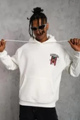 Erkek SCHOOL BOY Baskılı Kapüşonlu Sweat - Beyaz - 1