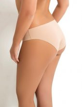Dikişsiz Lazer Kesim 3 lü Paket Slip Külot - İz Yapmaz Ten Rengi 36/40 - 2