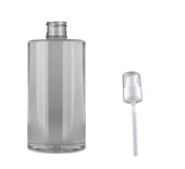 250ml PE şeffaf serum pompalı şişe, 24 adet, serum şişesi, pompalı şişe, medikal şişe, kozmetik şişesi, plastik şişe - 1