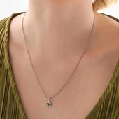 Gümüş Gül Kadın Kolye thumbnail 2