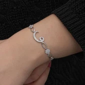 Gümüş Vav Kadın Bileklik - 1