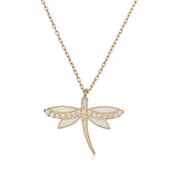 Gümüş Rose Yusufçuk Bayan Kolye thumbnail 1