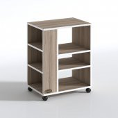 Kenzlife ofis yazıcı masası berubetto076 crd 076*060*40 tekerlekli sekreter - 2