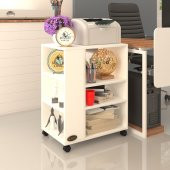 Kenzlife ofis yazıcı masası berubetto106 byz 106*090*60 tekerlekli sekreter thumbnail 1