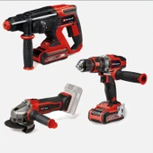 Einhell TE-TK 18/3 Li+2 (CD+AG+HD) Akülü Set - 1