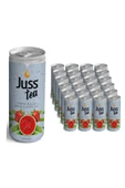 juss Tea Karpuz Çilek Aromalı Soğuk çay 250ML x24 Adet - 1