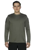 Single Sword Bisiklet Yaka Uzun Kollu  Basic&Taktik Erkek T-shirt - 4