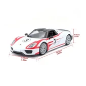 Nessiworld 28009 Burago Porsche 918 Spyder 1:24 Model Araba -Sunman - 2