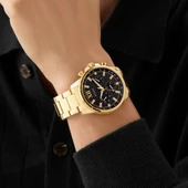 GUESS GUGW0900G3 ALTIN KAPLAMA ERKEK KOL SAATİ - 7