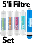 Tüm Su Arıtma Cihazlarına Uyumlu 5'li Filtre Set Su Arıtma thumbnail 8