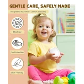 Sevimli Köfte Lambası  PİLLİ 7 Renk Değişen Bebek Uyku Lambası Gece Lambası Noel Çocuklar Çocuklar Doğum Günü Hediyesi - 4