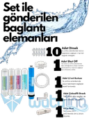 Tüm Su Arıtma Cihazlarına Uyumlu 5'li Filtre Set Su Arıtma thumbnail 7