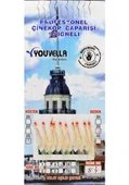 Çinekop Çaparisi UV-GLOW Simli 10 İğneli Kolay Açılan Çapari 0.15mm Köstek x 0.25mm Beden  74 - 1