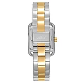 DKNY DK1L004M0075 ALTIN KAPLAMA YEŞİL KADRAN DİKDÖRTGEN KADIN KOL SAATİ - 3