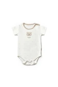 Bebek 3'lü Kısa Kol Body, %100 Organik Pamuk, Bebek ve Yenidoğan Serisi -CSY8121 - 5