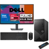 Dell Vostro 3030 mt Intel Core I7 12700 16GB Ddr5 256GB SSD 23.8" Fhd Windows 11 Pro Amd RX550-4GB Masaüstü Bilgisayar 23N3030I7RX550P06 + Zetta USB Bellek - 1