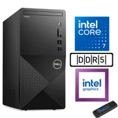 Dell Vostro 3030 mt Intel Core I7 12700 16GB Ddr5 2tb SSD Windows 11 Home Intel® UHD Graphics 730 Masaüstü Bilgisayar N3030I7EMEAH09 + Zetta USB Bellek - 1