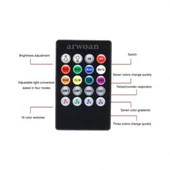 Araba İnteraktif Parmak Işığı Çok Fonksiyonlu Uyarı Anti-arka Çarpışma Işığı - 1