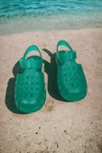 Kadın Çocuk Deniz Ayakkabısı Plaj Havuz Rafting Jel Görünümlü Şeritli Kaydırmaz Taban Sandalet 309 - 5