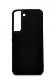 Samsung Galaxy S22 Uyumlu Deri Görünümlü Sert Kapak Kılıf Siyah thumbnail 1
