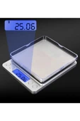 FARISSU Hassas Terazi – 500g / 0.01g Hassasiyet – Mavi LCD Ekran - 4