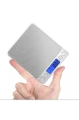 FARISSU Hassas Terazi – 500g / 0.01g Hassasiyet – Mavi LCD Ekran - 2