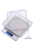 FARISSU Hassas Terazi – 500g / 0.01g Hassasiyet – Mavi LCD Ekran - 3